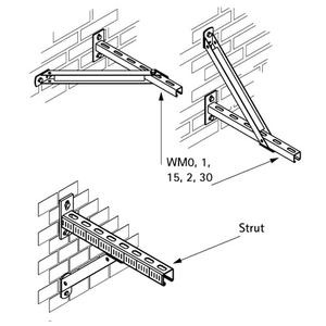 Підпірка для консолей Walraven BIS RapidRail® 250 мм, 45° (6628220)