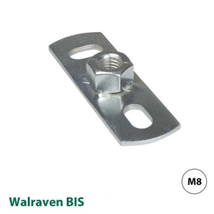Пластина опорная с гайкой (подпятник) Walraven BIS M8 25х50мм (6703008)