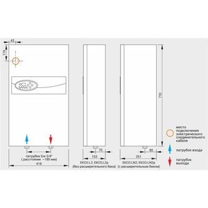 Електрокотел Kospel EKCO.LN2 4 кВт 220В