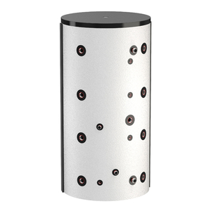 Комбінована буферна ємність Flamco-Meibes FWS 1000 з 2 т/о, без ізоляції (18194)