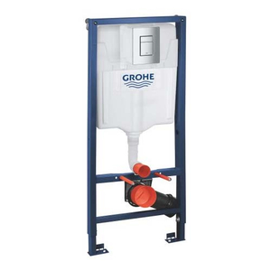 Инсталляция для унитаза 3 в 1 Grohe Rapid SL, кнопка Skate Cosmopolitan (38772001)