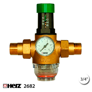 Редуктор давления воды HERZ 2682 3/4" (1268212)