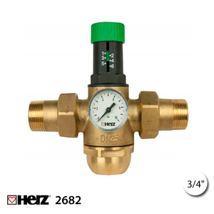 Редуктор давления воды HERZ 2682 3/4" | +70°C (1268222)
