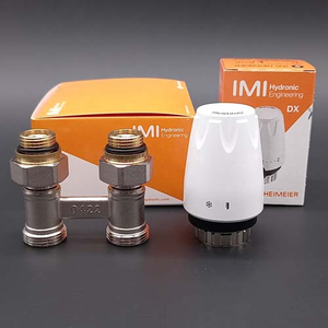 Комплект нижнего подкл. радиатора IMI Heimeier DXVTRIMP12 (1/2" x 3/4" прямой, M30x1.5)