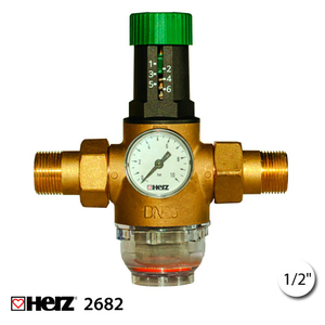 Редуктор давления воды HERZ 2682 1/2" (1268211)