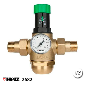Редуктор давления воды HERZ 2682 1/2" | +70°C (1268211)