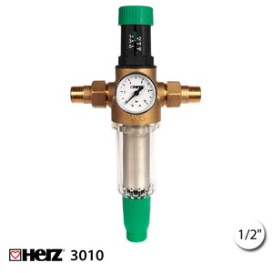 Фильтр с редуктором давления Herz 3010 1/2" для холодной воды (2301101)