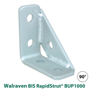 Уголок 90° усиленный Walraven BIS RapidStrut® 91х91х6мм BUP1000 (66588291)