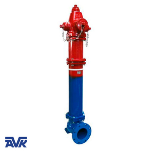 Пожарный гидрант AVK 27/00-001 с сухим стволом Dn 150 | 2464 мм | Pn 17.24
