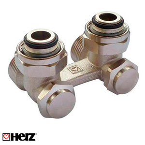 Узел нижнего подключения угловой Herz 3000 G 3/4" (1376641)
