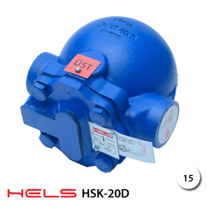 Поплавковый конденсатоотводчик резьбовой HELS HSK-20D DN 15 | 1/2" | ΔP 14 бар
