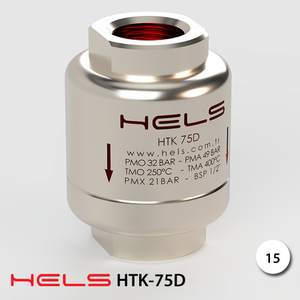 Термостатичний конденсатовідвідник HELS HTK-75D DN 15 | 1/2" | ΔP 21 бар