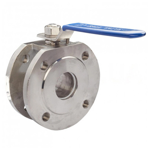 Кран фланцевый нержавеющий Ду 150 Ру 16 AISI304 моноблочный