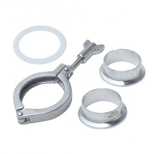 Клампове з&#39;єднання в зборі Ду 200 зварювання-зварювання (обойма AISI304, штуцера AISI316)