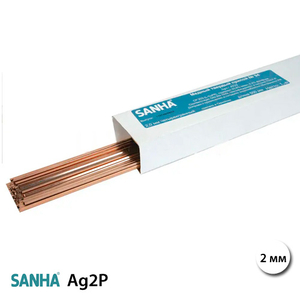 Твердый припой Sanha L-Ag2P, 2х500мм, упаковка 1 кг (333120501)