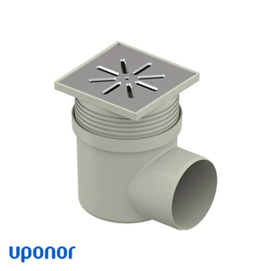 Душевой трап Uponor Aqua Ambient Standard FI 110 | 100х100 мм (1136457)
