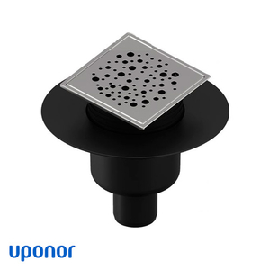 Душевой трап Uponor Aqua Ambient Classic/spot FI 50 | 120х120 мм | вертикальный (1136463)