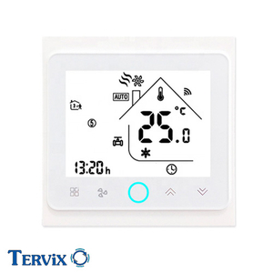 Фото Термостат для фанкойлу з WiFi керуванням Tervix WiFi Fancoil Thermostat | на 2 труби (114511)