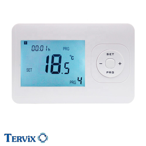 Бездротовий кімнатний термостат Tervix Pro Line ZigBee Wireless, нагрівання/охолодження (119011) : PROFIMANN