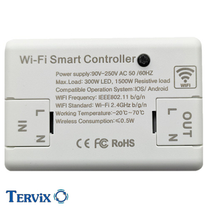 Умный переключатель (силовое реле) Tervix Pro Line WiFi On/Off (431421)