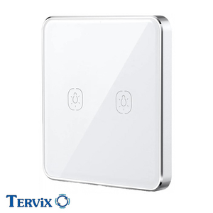 Умная сенсорная кнопка-выключатель Tervix Pro Line ZigBee Touch Button (battery) 2 клавиши (433031) : PROFIMANN