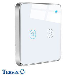 Розумний сенсорний вимикач Tervix Pro Line ZigBee Touch Switch, 2 клавіші (433131) : PROFIMANN