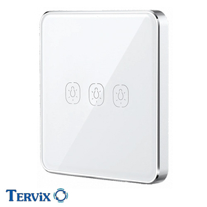 Розумна сенсорна кнопка-вимикач Tervix Pro Line ZigBee Touch Button (battery) 3 клавіші (438031)