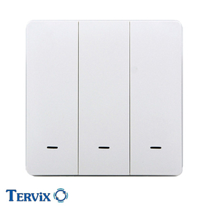 Розумна клавішна кнопка-вимикач Tervix Pro Line ZigBee Push Button (battery) 3 клавіші (438021) : PROFIMANN