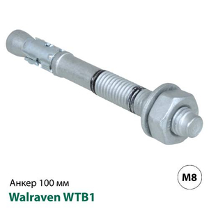 Анкер розпірний для бетону з тріщинами Walraven WTB1 M8x100мм (609831081)