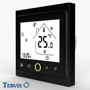 Терморегулятор з Wi-Fi керуванням Tervix Pro Line | для газового та електричного котла | чорний (114330)