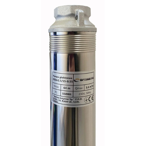 Скважинный насос 3" OPTIMA PM 3SDm2.5/15, 0.55 кВт, 65 м, 1~230В, кабель 15 м (000019664)