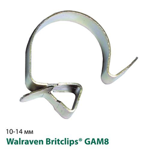 Кліпса для сталевих балок 2-7мм Walraven Britclips® GAM8 затискач 10-14мм (52090714)
