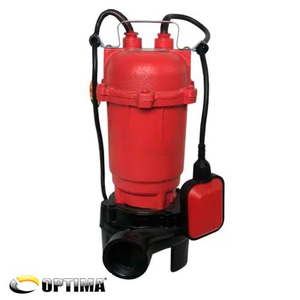 Фекальный насос с режущим механизмом Optima WQD10-15DF, 1.3 кВт, 1~230В