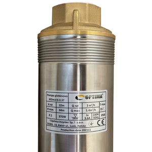 Скважинный насос OPTIMA 4SDm3/6, 0.37 кВт, 44 м, пульт, кабель 1.5 м (000023125)