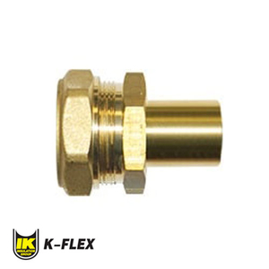 Переходник K-FLEX TWIN SOLAR сталь DN16 - медь 18/22 мм (850VR0204611)