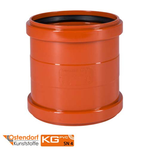Муфта надвижная для наружной канализации 160 мм Ostendorf KG ПВХ (222500)