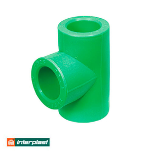Тройник полипропиленовый 40 мм Interplast PPR Green PN30 (790070040) : PROFIMANN
