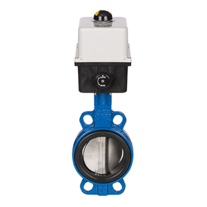 Затвор дисковый Danfoss VFY-WA DN 200 PN 16 с электроприводом Valpes VS150 100-240V (065B8446)