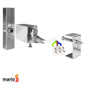 Комплект скрытого подключения электрических полотенцесушителей Mario, под профильную трубу (4820111356324)