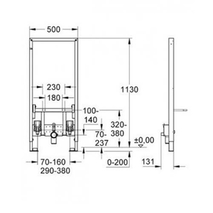 Інсталяція для біде Grohe Rapid SL 1,13 м (38553001)