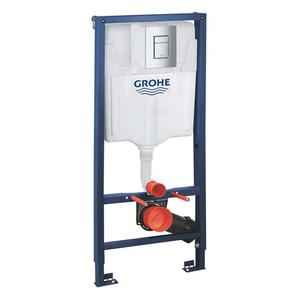 Инсталляция для унитаза 4 в 1 Grohe Solido, кнопка EVEN хром (39930000)