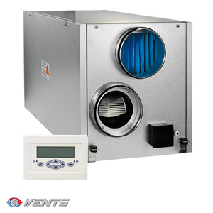 Приточно-вытяжная установка с рекуперацией тепла Вентс ВУТ 1500 ЭГ