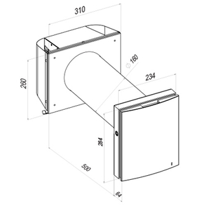 Рекуператор провітрювач BLAUBERG Vento Expert A50-1 S Pro