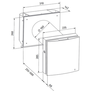 Рекуператор провітрювач BLAUBERG Vento Expert A100-1 SW V.2