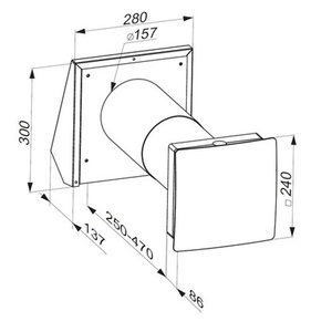 Рекуператор провітрювач Вентс ТвінФреш Комфо РА1-50 В.3