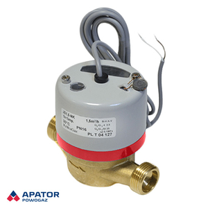 Лічильник гарячої води Apator Powogaz Smart+ JS 1,6 NK ГВ (Ду15)