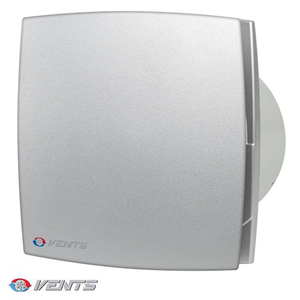 Вытяжной вентилятор Вентс 125 ЛД алюминий матовый : PROFIMANN