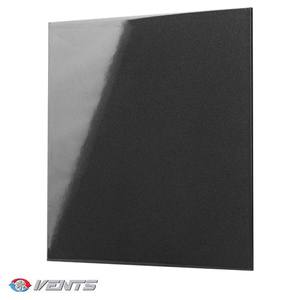 Декоративная панель для вентилятора Вентс ФП 160 Плейн черная сапфир (688160172)