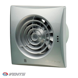Вытяжной вентилятор Вентс 150 Т Квайт алюминий матовый : PROFIMANN