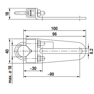 Belimo KH8 Хомут на вал для передачи усилия от привода